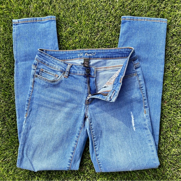 Victoria’s Secret London Jean Pencil Light Denim Boot Cut Jeans - Picture 2 of 3